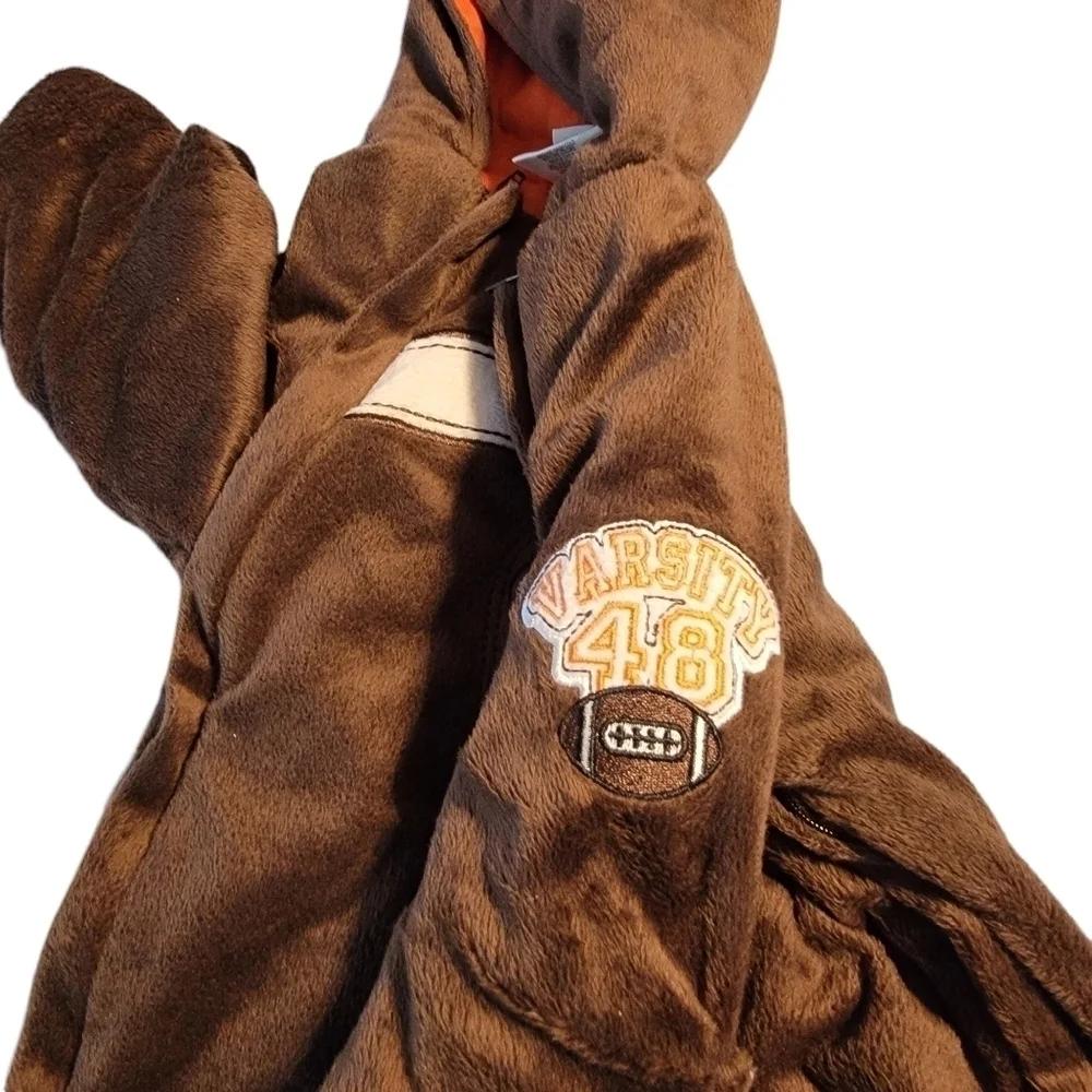 Baby Football Fleece 3 Months Bunting Outerwear One Piece Costume Halloween T56